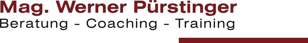 Logo Mag. Werner Pürstinger - Beratung - Coaching - Training